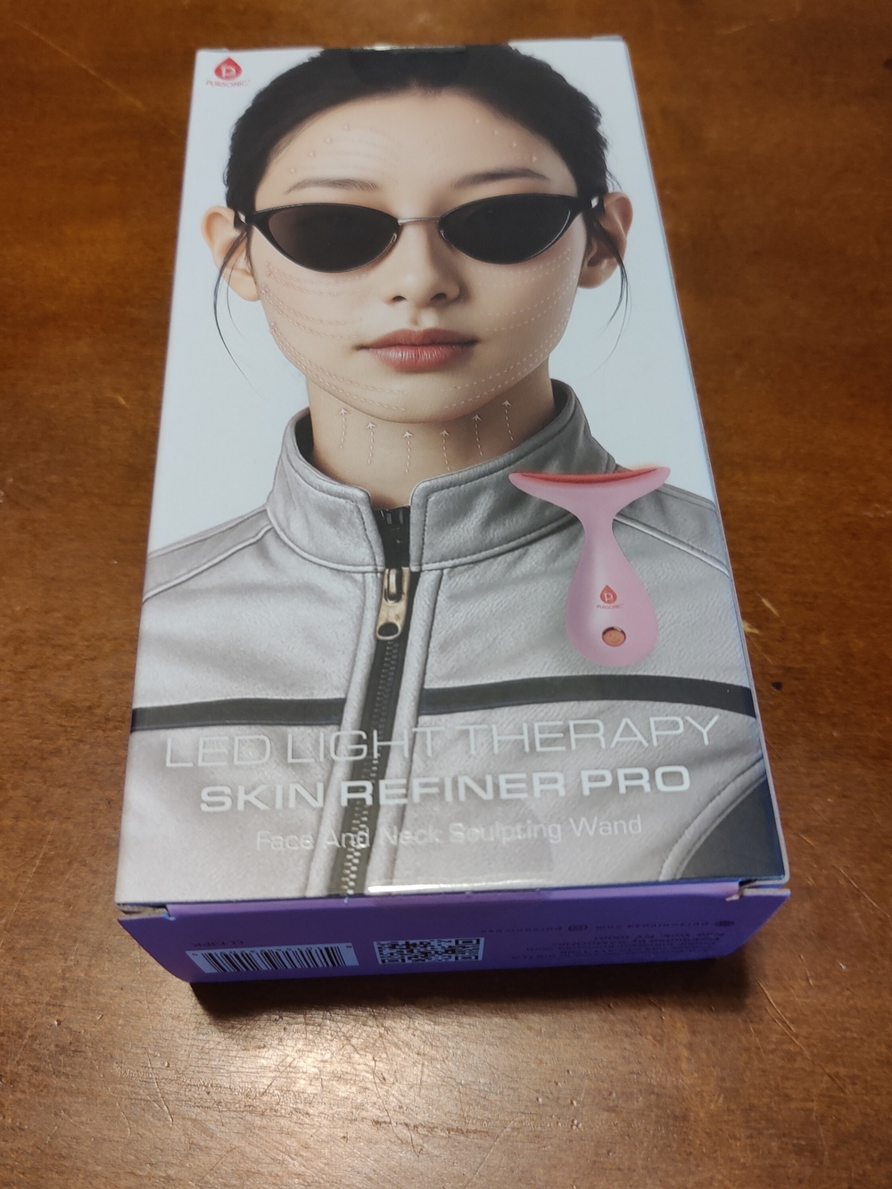 NEW LED Light Therapy Skin Refiner Pro - Pink Face & Neck Wand